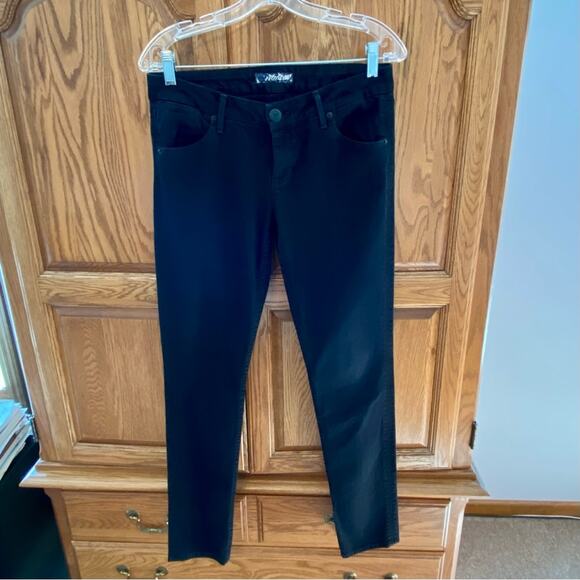 Hudson Black MidRise Denim Skinny Jeans Women’s Size 28 Made In the USA W427DKS - Picture 10 of 16